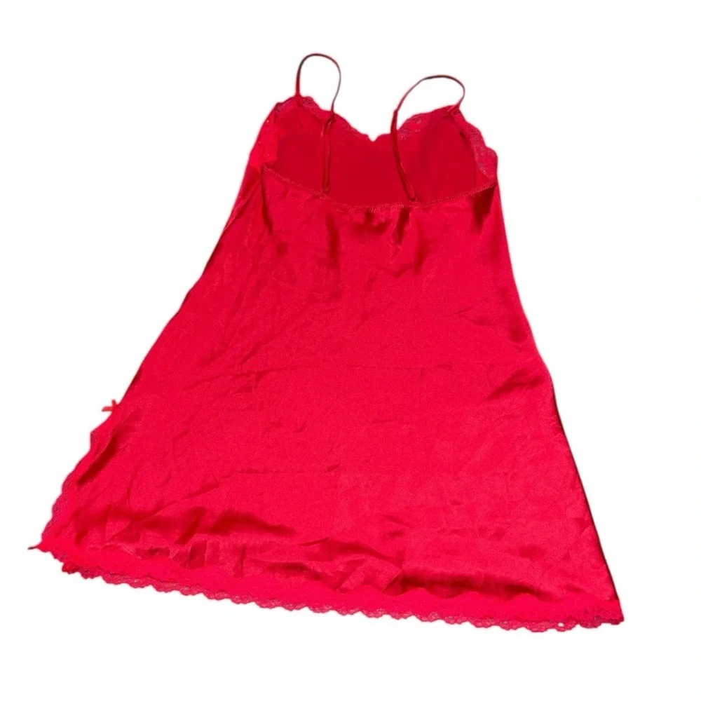 Victoria's Secret Red Lace Chemise